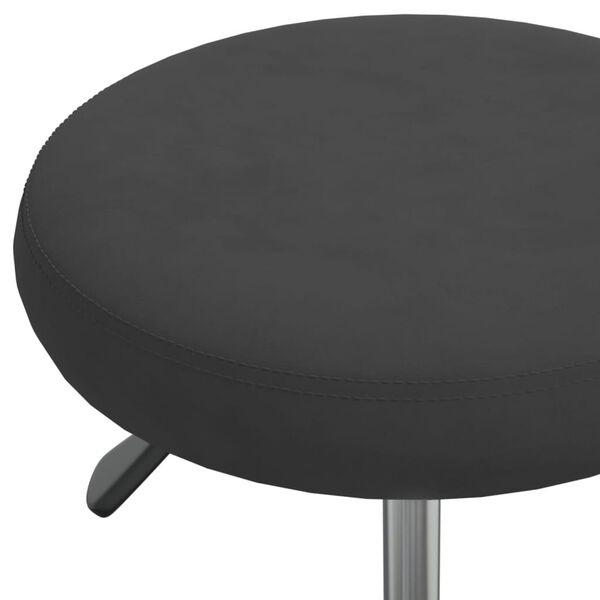 vidaXL Massagekruk fluweel zwart