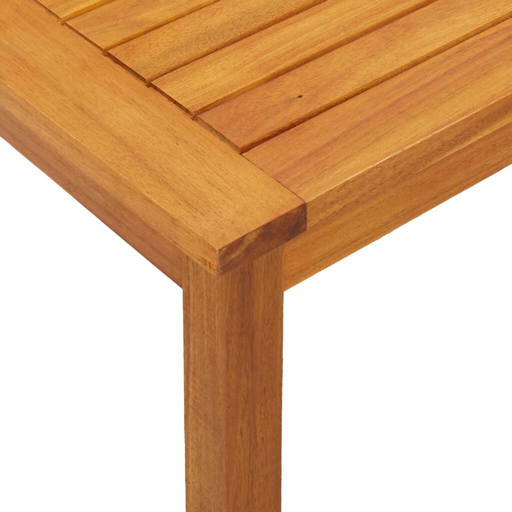 vidaXL Bijzettafel 45x45x38 cm massief acaciahout