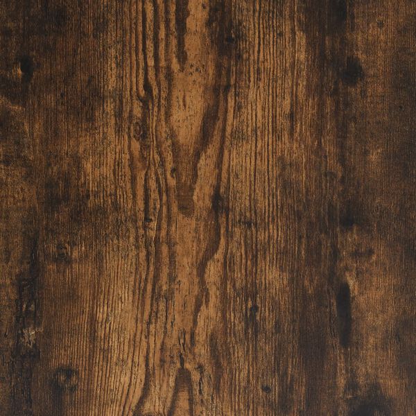 vidaXL Monitorstandaard 50x27x10 cm bewerkt hout gerookt eikenkleurig
