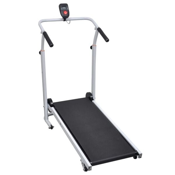 vidaXL Mini-loopband inklapbaar 93x36 cm zwart