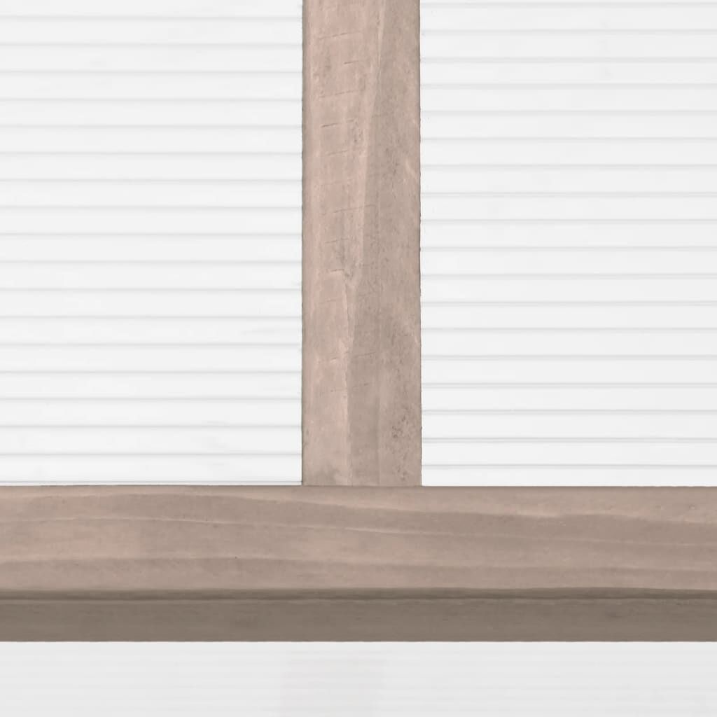 vidaXL Broeikas 110x58,5x39 cm vurenhout grijs
