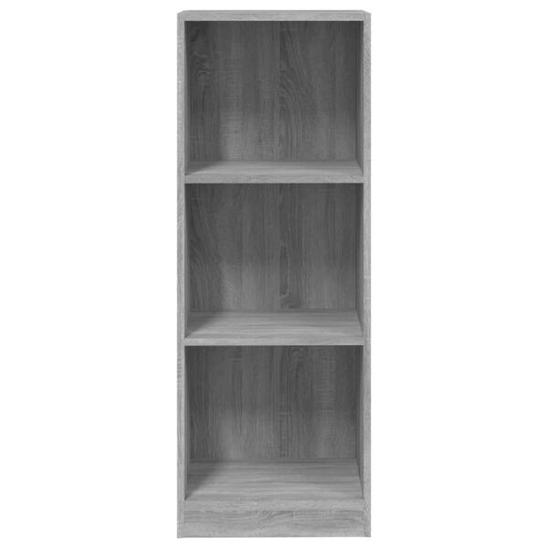 vidaXL Boekenkast 40x24x109 cm bewerkt hout grijs sonoma eikenkleurig