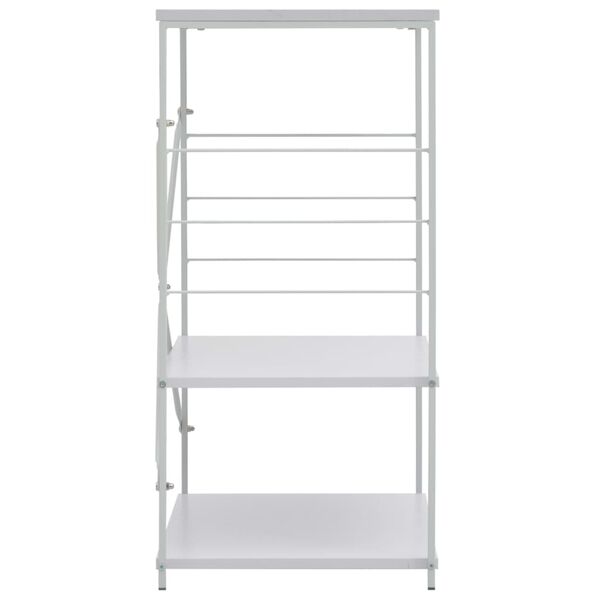 vidaXL Magnetronkast 60x39,6x79,5 cm bewerkt hout wit