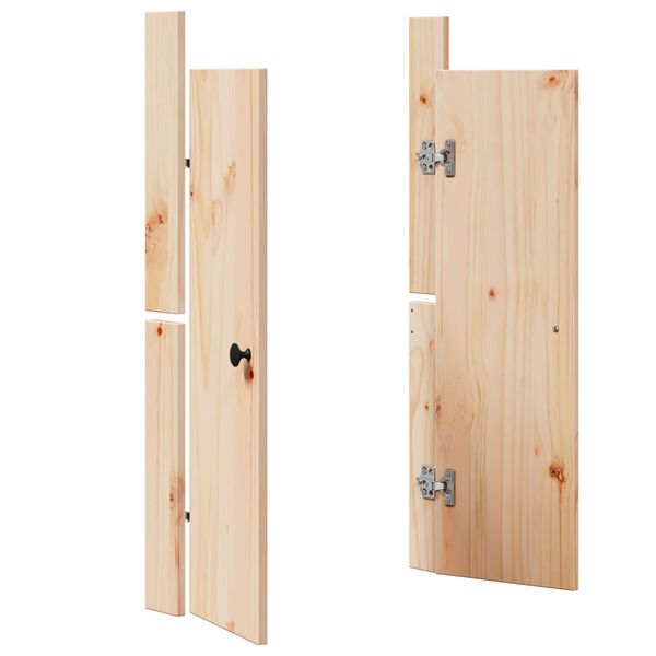vidaXL Buitenkeuken Deuren 50x9x82 cm Massief Grenenhout