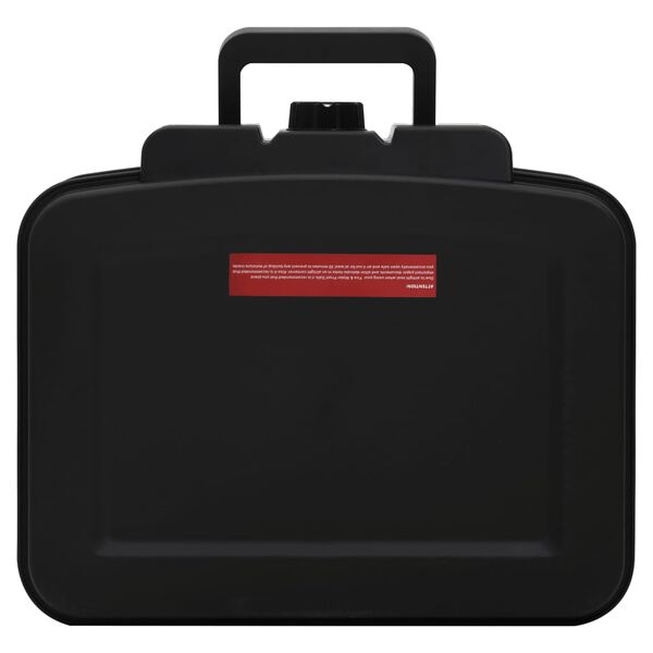 vidaXL Kluis 38x32,5x16,5 cm zwart