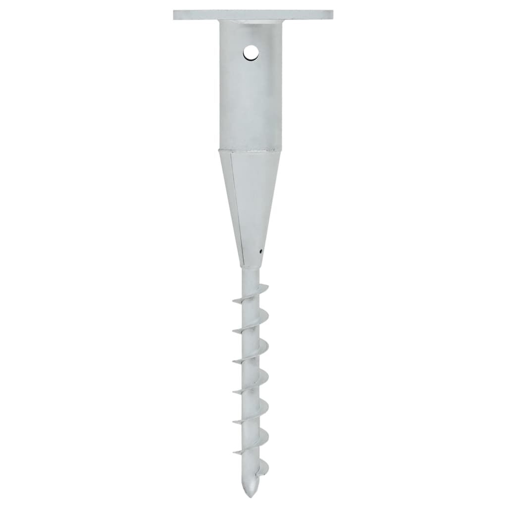 vidaXL Parasolvoet voor in de grond met stang 16x16x52 cm staal
