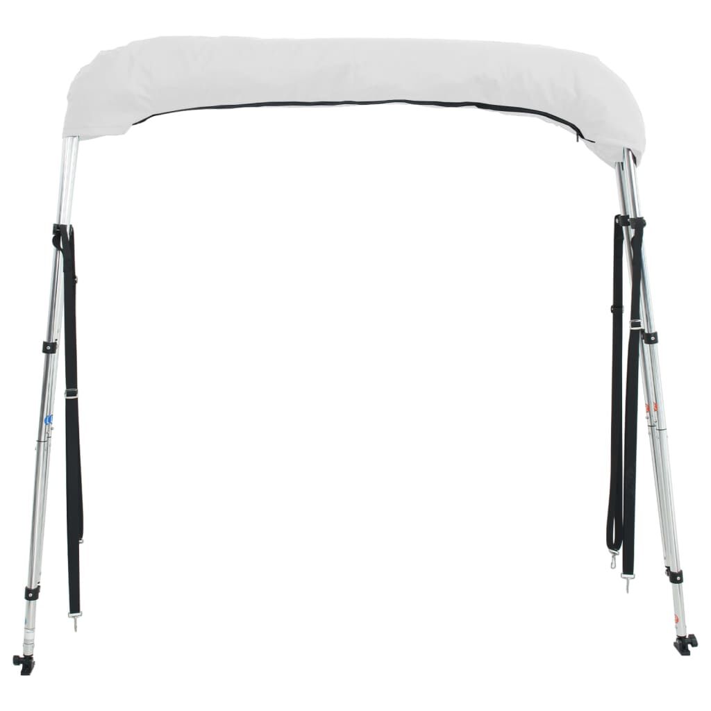 vidaXL Biminitop 3 bogen met mesh zijwanden 183x(137-152)x137 cm