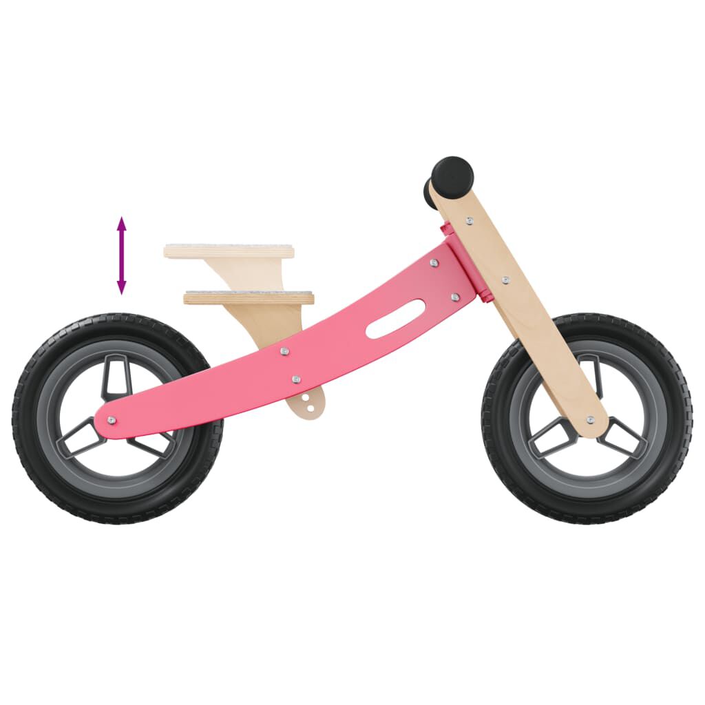 vidaXL Loopfiets voor kinderen roze