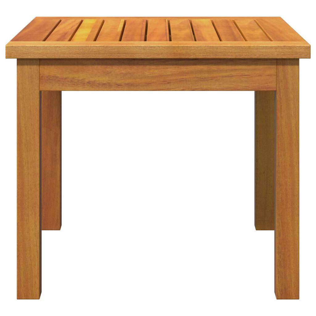 vidaXL Bijzettafel 45x45x38 cm massief acaciahout