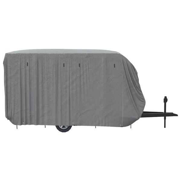 vidaXL Caravanhoes 460x250x220 cm vliesvlies grijs