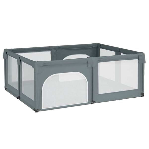 vidaXL Babybox met 2 deuren oxford stof lichtgrijs