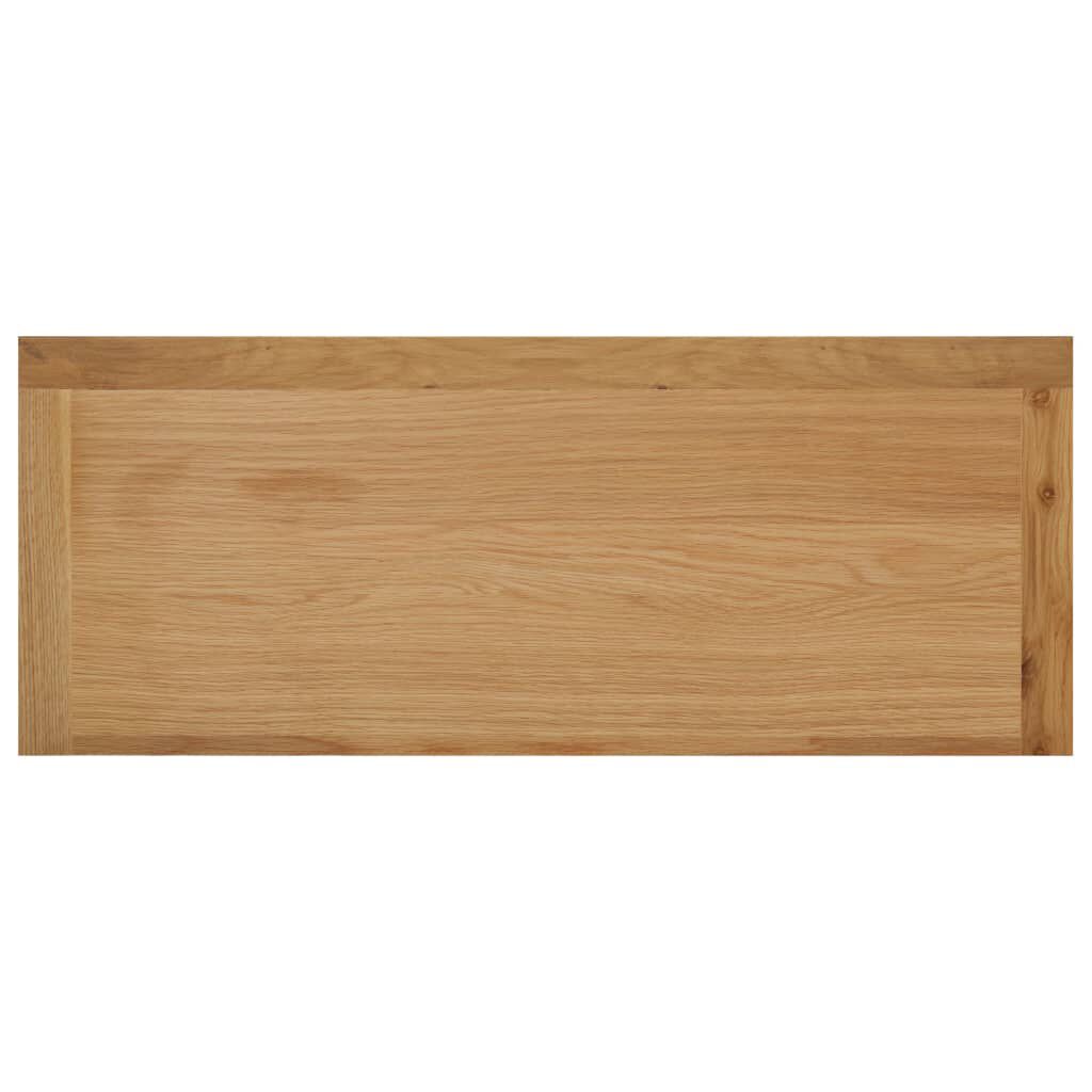 vidaXL Wijnkast voor 11 flessen 80x32x80 cm massief eikenhout