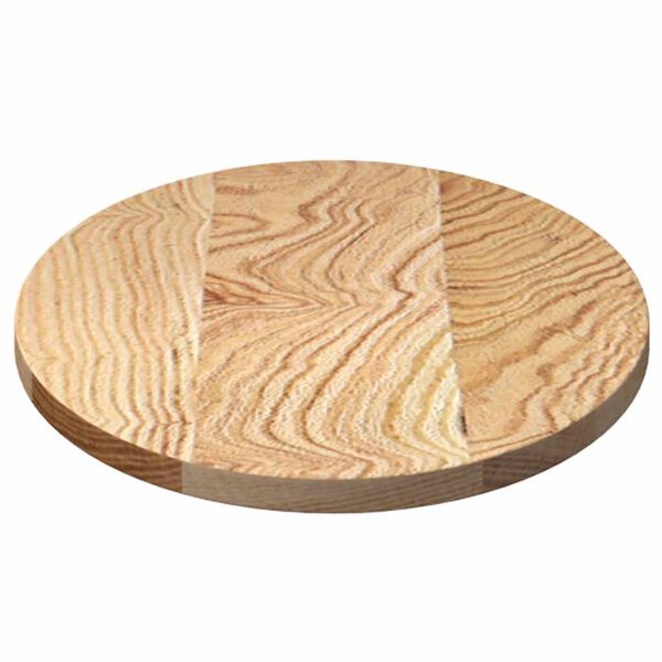 vidaXL Tafelblad 80x40x2 cm ovaal massief eikenhout